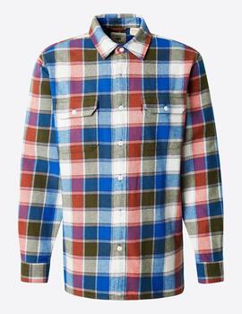 Camisa Franela Levi´s 'Walker' Azul Hombre