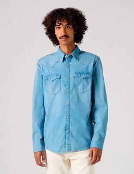 Camisa Levi´s 'Barstow Western' Azul Claro Hombre