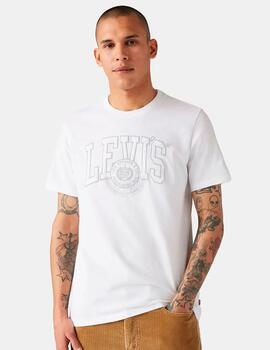 Camiseta Levi´'Tonal Athletic' Blanco Hombre