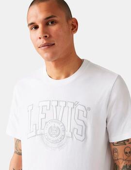 Camiseta Levi´'Tonal Athletic' Blanco Hombre