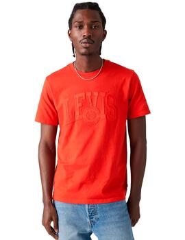 Camiseta Levi´'Tonal Athletic' Rojo Hombre