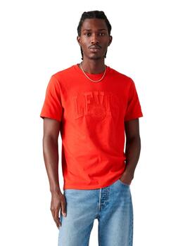 Camiseta Levi´'Tonal Athletic' Rojo Hombre