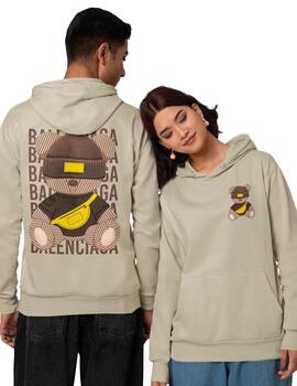 Sudadera TYS 'Balenzia' Capucha Beige Unisex