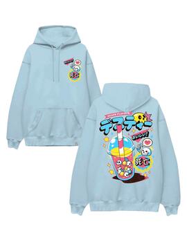 Sudadera TYS 'Kakigori' Capucha Celeste