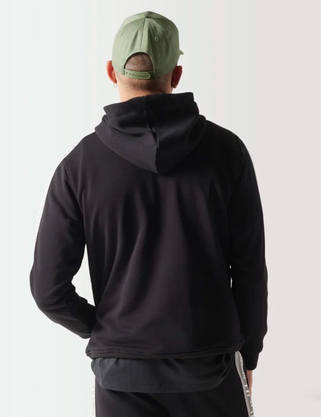 Sudadera 11º 'Retro Taped' Negro