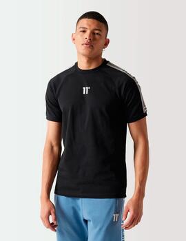 Camiseta 11º 'Retro Taped' Negro Hombre