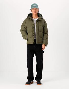 Chaqueta Jack & Jones 'World Puffer' Khaki Hombre