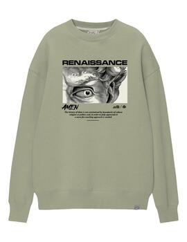 Sudadera A.M.E.N 'Ojo Renacimiento' Khaki Unisex