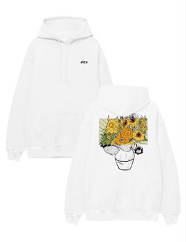 Sudadera A.M.E.N 'Jarrón' Capucha Blanco Unisex