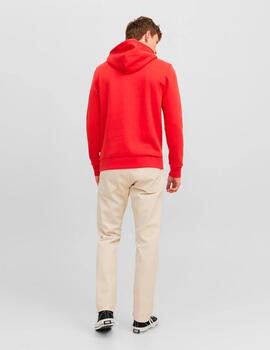 Sudadera Jack & Jones 'Corp' Capucha Rojo Hombre