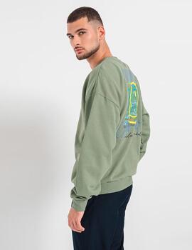 Sudadera Only & Sons 'Smiley' Khaki