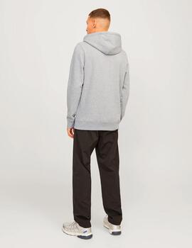 Sudadera Jack & Jones 'Outdoor' Capucha Gris Hombre