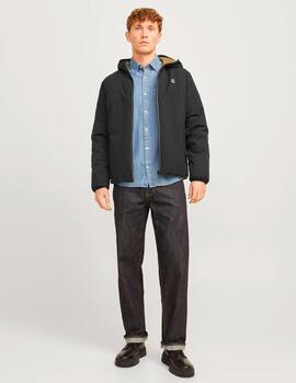 Chaqueta Jack & Jones 'Brook' Reversible Negro Hombre