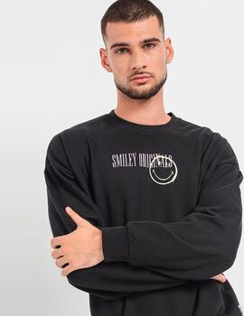 Sudadera Only & Sons 'Smiley' Negro