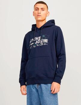 Sudadera Jack & Jones 'Outdoor' Capucha Marino