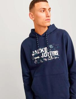 Sudadera Jack & Jones 'Outdoor' Capucha Marino