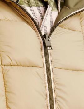 Chaqueta Jack & Jones 'Brook' Reversible Verde Beige Hombre