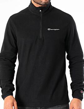 Sudadera Polar Champion Media Cremallera Negro Hombre