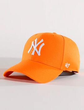 Gorra 47 Brand 'New York Yankees' Naranja Unisex