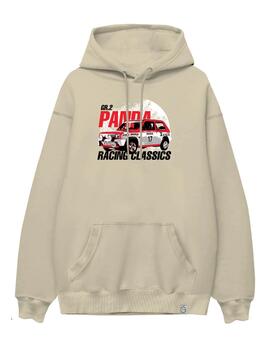 Sudadera A.M.E.N 'Panda' Capucha Beige Unisex