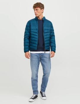 Chaqueta Acolchada Jack & Jones 'Hero' Azul Turquesa