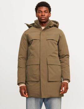 Chaqueta Jack & Jones 'Wave' Parka Khaki Hombre