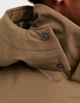 Chaqueta Jack & Jones 'Wave' Parka Khaki Hombre