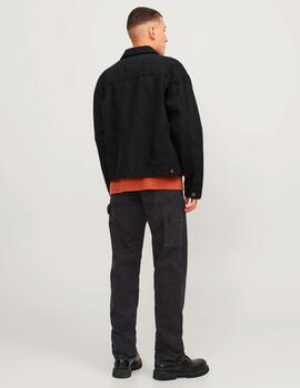 Vaquero Jack & Jones 'Eddie' Loose Negro Hombre