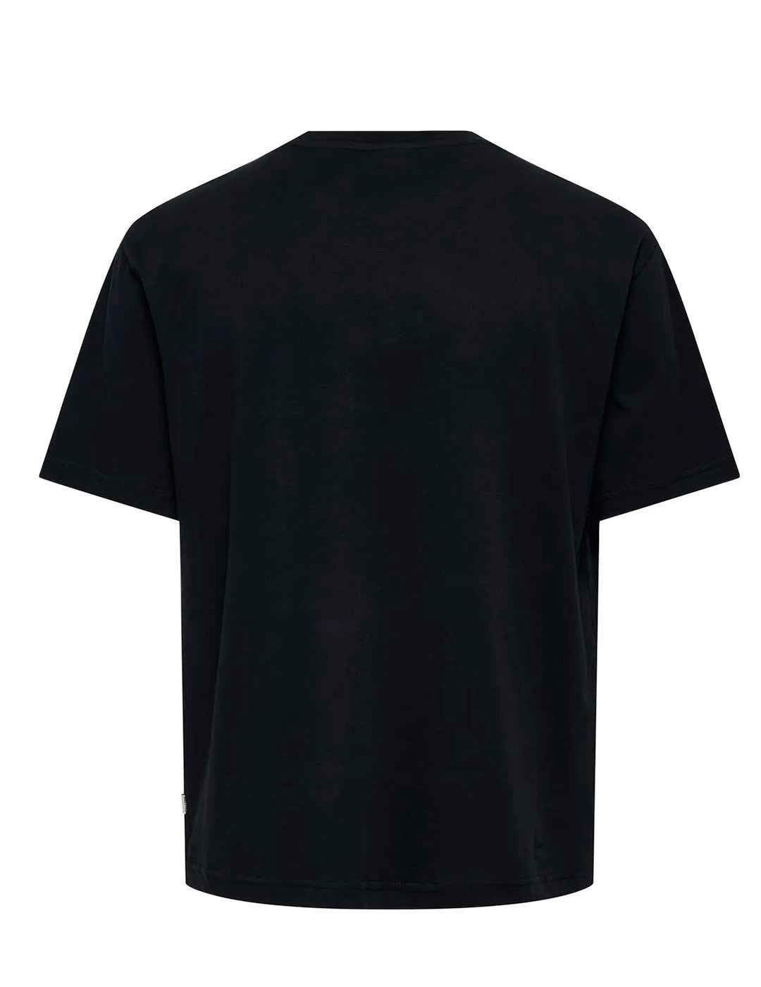 Camiseta Only & Sons 'Oasis' Negro Unisex