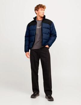 Chaqueta Acolchada Jack & Jones 'Moon' Marino Hombre