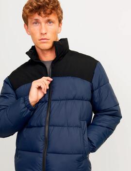 Chaqueta Acolchada Jack & Jones 'Moon' Marino Hombre