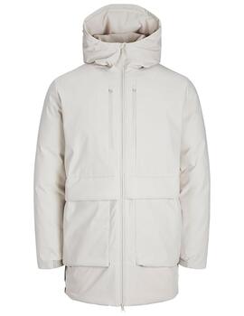 Parka Jack & Jones 'Charlie' Capucha Crudo Hombre