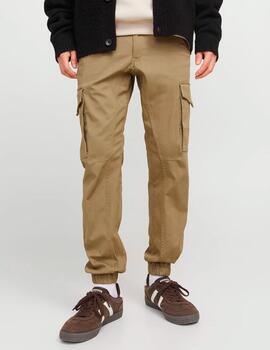 Pantalón Cargo Jack & Jones 'Paul Flake' Marron Claro Hombre