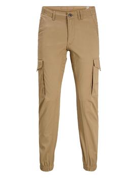 Pantalón Cargo Jack & Jones 'Paul Flake' Marron Claro Hombre