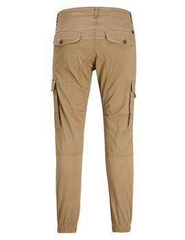 Pantalón Cargo Jack & Jones 'Paul Flake' Marron Claro Hombre