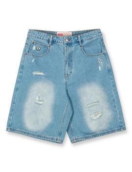 Bermuda Grimey 'Peace Within' Baggie Light Blue Hombre