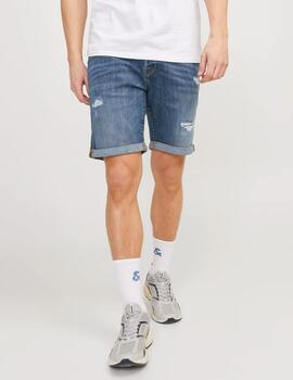 Bermuda Jack & Jones 'Fox' Rotos Azul Hombre