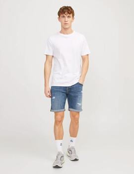 Bermuda Jack & Jones 'Fox' Rotos Azul Hombre