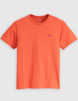 Camiseta Levi´s 'Original Tee' Naranja Relieve Hombre