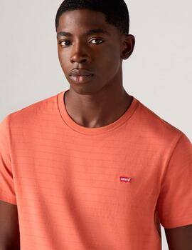 Camiseta Levi´s 'Original Tee' Naranja Relieve Hombre