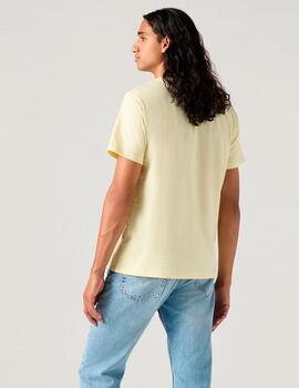 Camiseta Levi´s 'Original Tee' Amarillo Claro Relieve Hombre