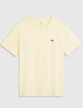 Camiseta Levi´s 'Original Tee' Amarillo Claro Relieve Hombre