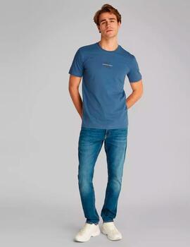 Camiseta Calvin Klein 'Monologo' Azul Indigo Hombre