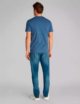 Camiseta Calvin Klein 'Monologo' Azul Indigo Hombre