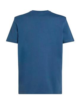 Camiseta Calvin Klein 'Monologo' Azul Indigo Hombre