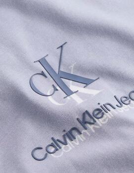 Camiseta Calvin Klein 'Shadow Logo' Lila Hombre