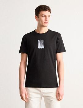 Camiseta Calvin Klein 'Brush Stroke' Negro Hombre