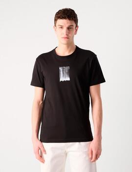 Camiseta Calvin Klein 'Brush Stroke' Negro Hombre