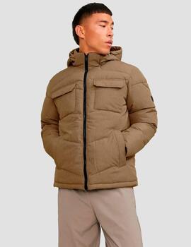 Chaqueta Jack&Jones 'Mason' Acolchada Beige