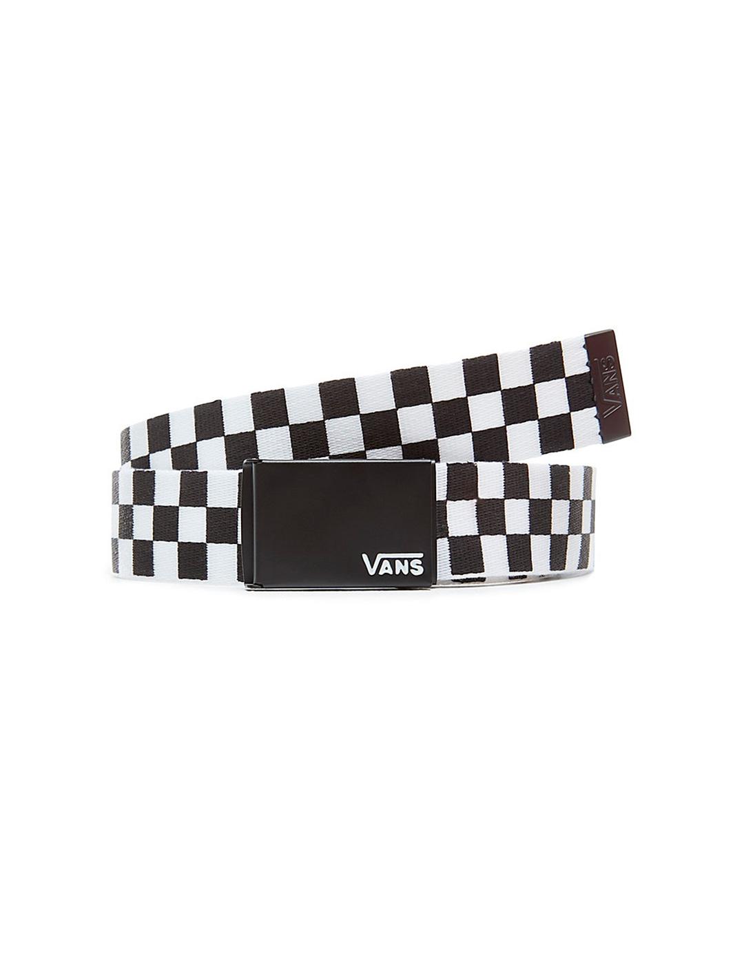 Cinturon Vans 'Deppter II' Cuadros Negro Blanco